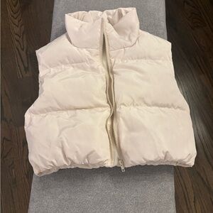 White Puffer Vest